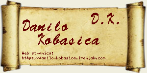 Danilo Kobasica vizit kartica